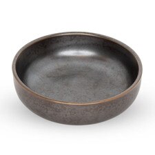 Tessa Black Round Sauce Dish