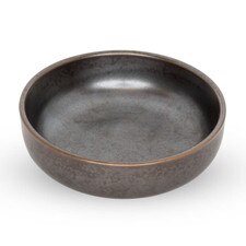 Tessa Black Round Sauce Dish