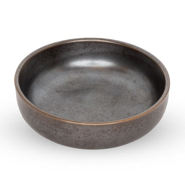 Image of Tessa Black Round Sauce Dish 1