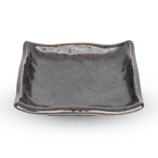 Tessa Black Square Sauce Dish 3.5"