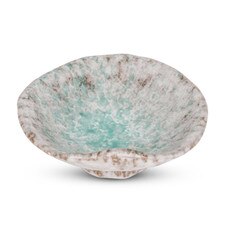 Gray Aobuki Round Sauce Dish