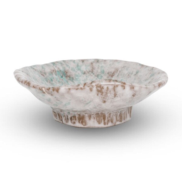 Image of Gray Aobuki Round Sauce Dish 2