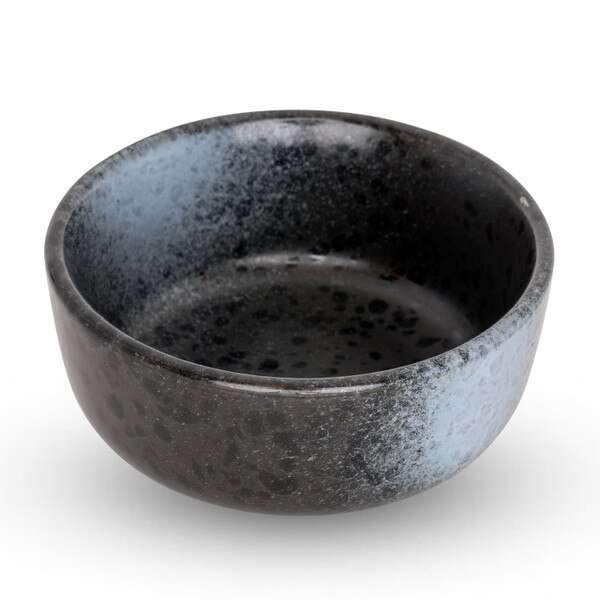 Image of Black Moss Round Sauce Bowl 3.25" 1
