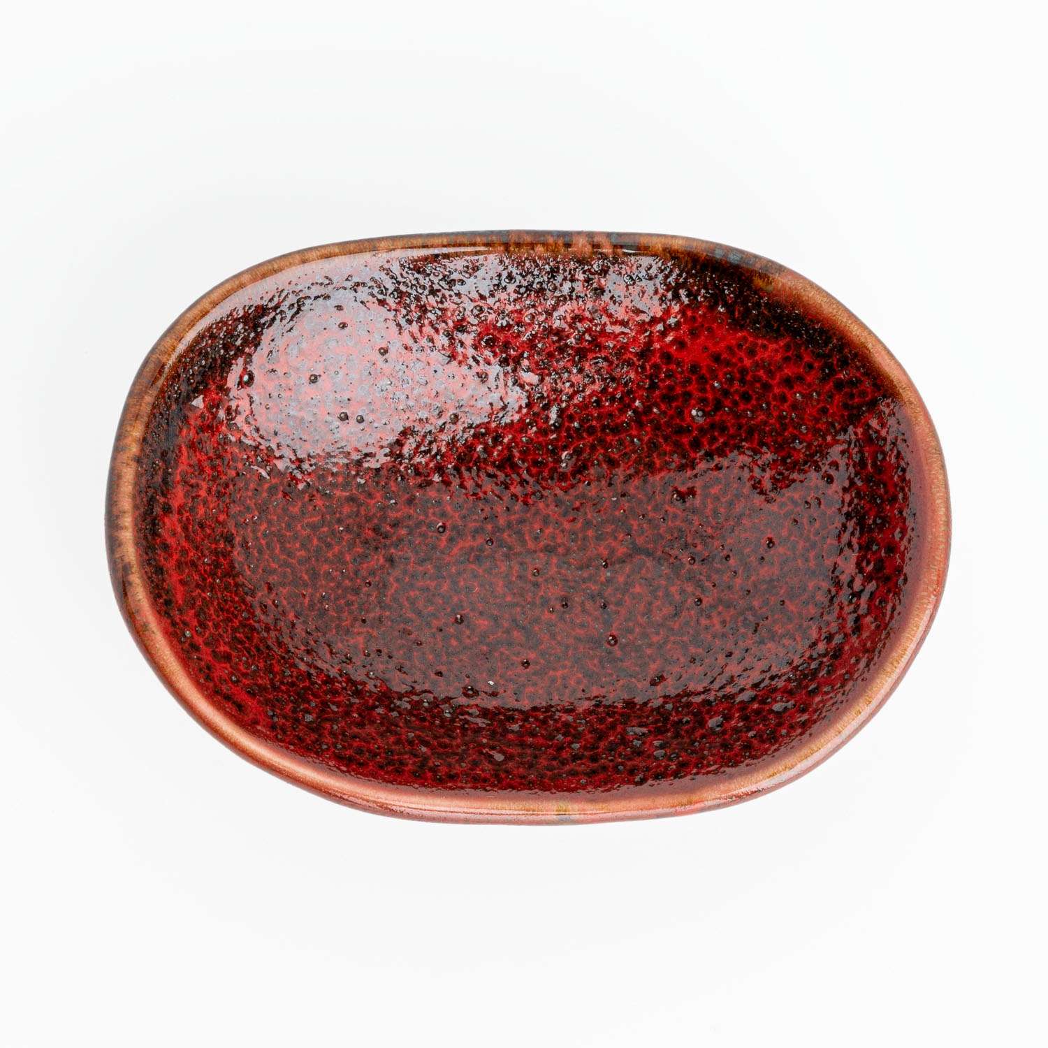Shuin Red Bean Footed Sauce Dish | KORIN