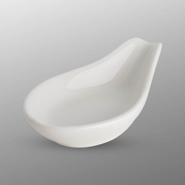 Image of Korin Durable White Spoon Holder 3.75" 1