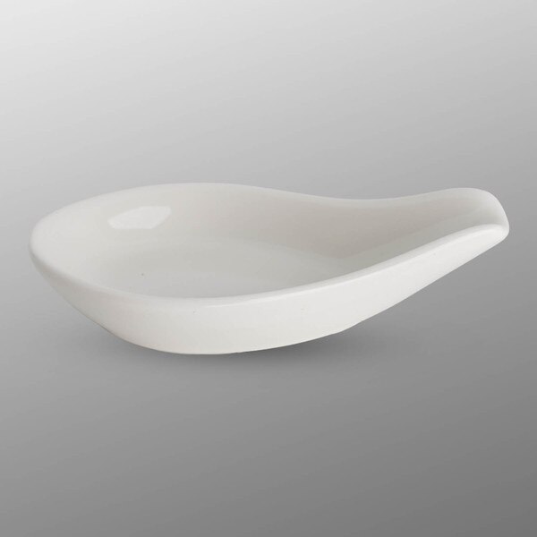 Image of Korin Durable White Spoon Holder 3.75" 2