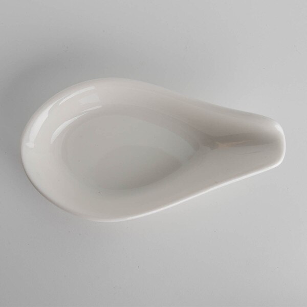 Image of Korin Durable White Spoon Holder 3.75" 3