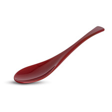 Acrylic Kayu Red Spoon 7.75"
