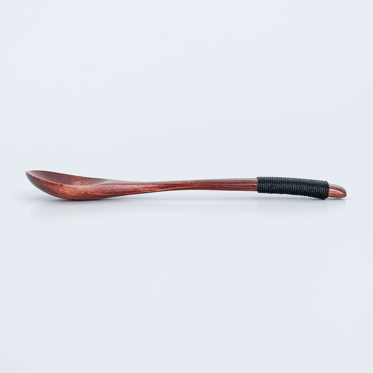 Wooden Black String Spoon 5.25