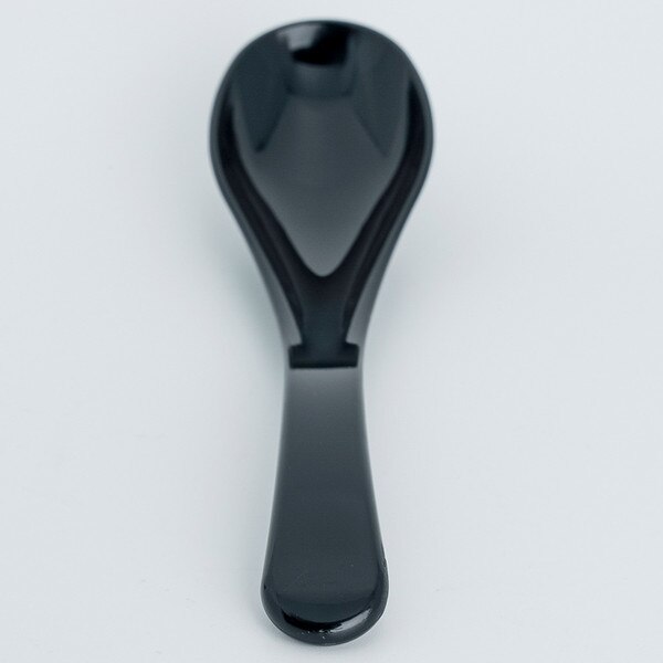 Image of Acrylic Kabuki Black Spoon 6" 4