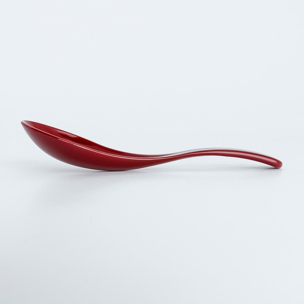 Image of Acrylic Kabuki Red Spoon 6" 2