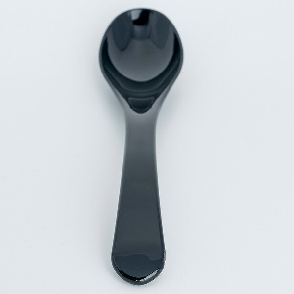Image of Acrylic Kabuki Black Spoon 8" 4