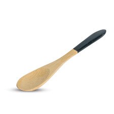 Black Tip Bamboo Wood Spoon