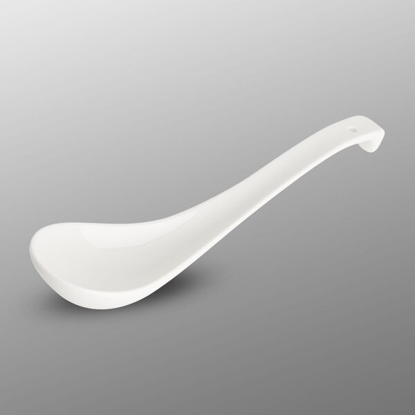 Image of Korin Durable White Spoon 7" 1