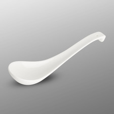 Korin Durable White Soup Spoon