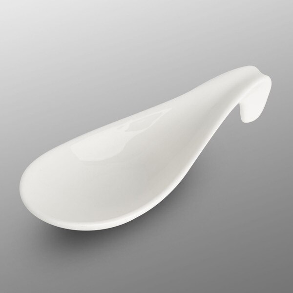 Image of Korin Durable White High Heel Spoon 4.5" 1