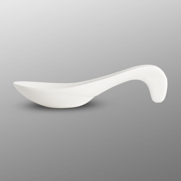 Image of Korin Durable White High Heel Spoon 4.5" 2
