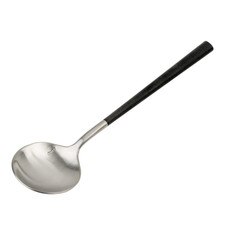 POLA Dessert Spoon Matte Black 6.5"