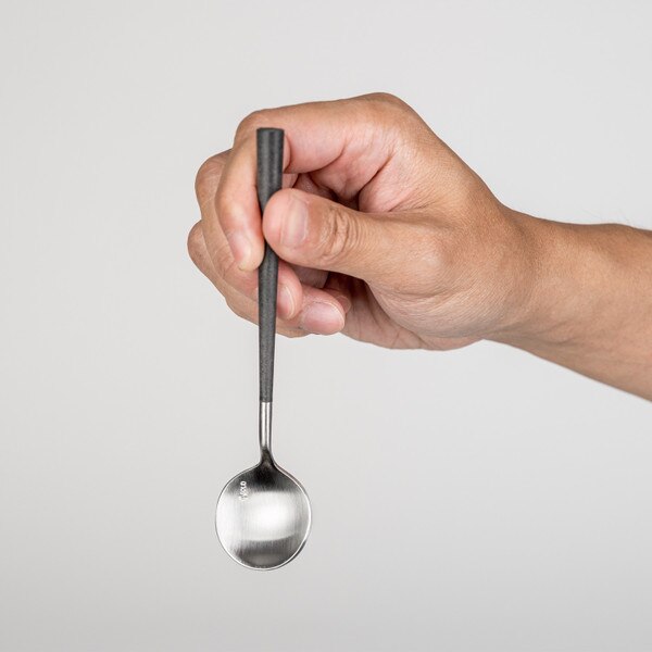Image of POLA Tea Spoon Matte Black 5.25" 5