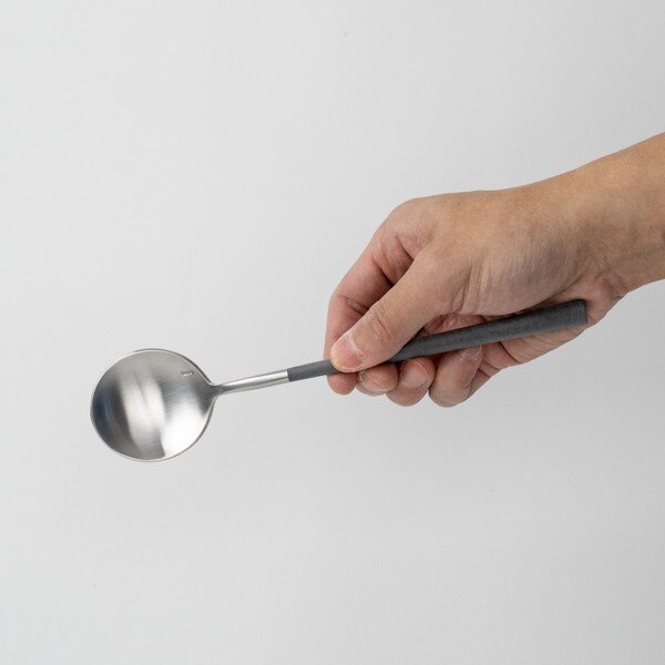 Image of POLA Table Spoon Matte Gray 8.25" 4