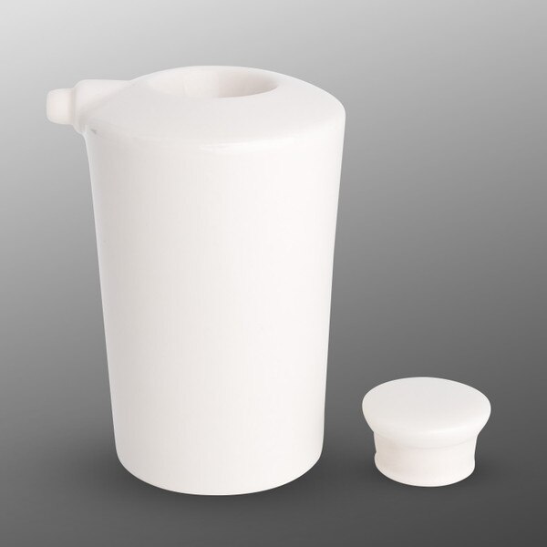 Image of White Sauce Dispenser w/ Silicone Lid 5 oz 2