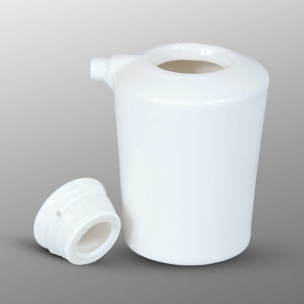 Image of White Sauce Dispenser Silicone Lid - Medium 2