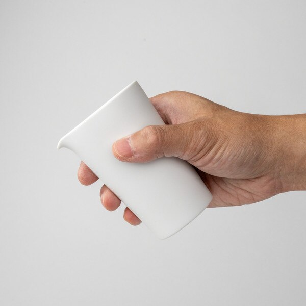 Image of Matte White Sauce Carafe 6 oz 4