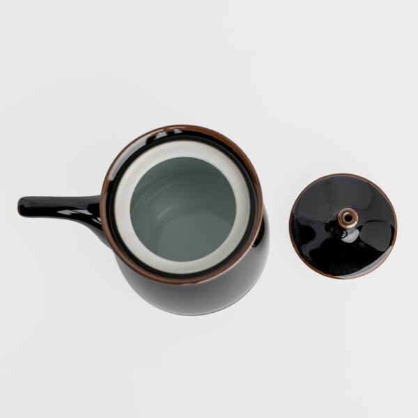 Image of Black Porcelain Sauce Dispenser 5 oz 3