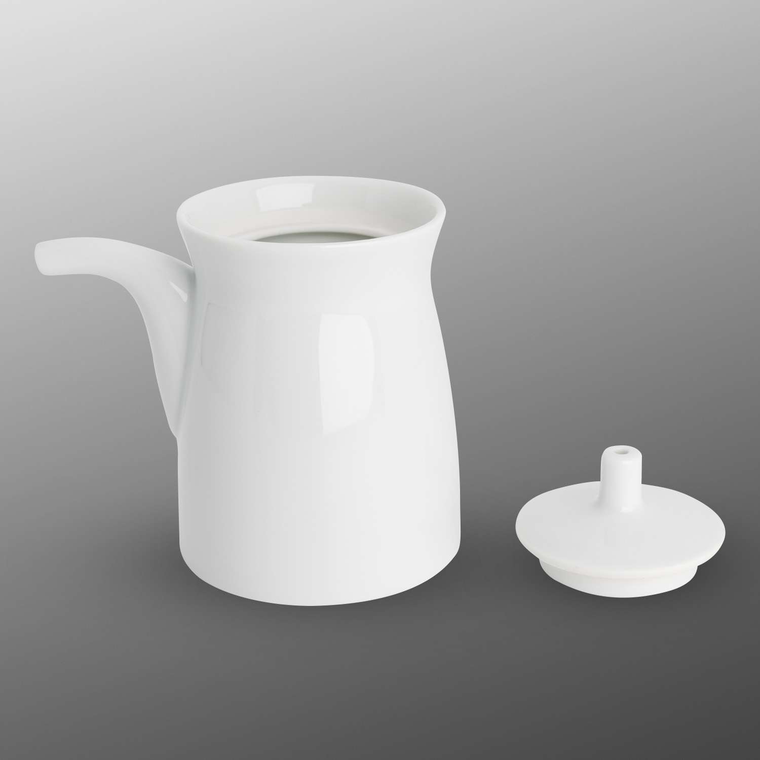 White Porcelain Sauce Dispenser 5 oz | Korin