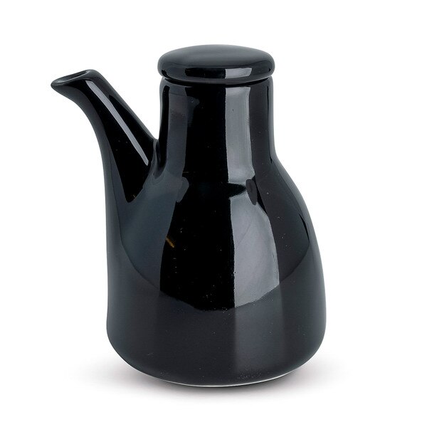 Image of Korin Durable Black Sauce Dispenser 6 oz 1