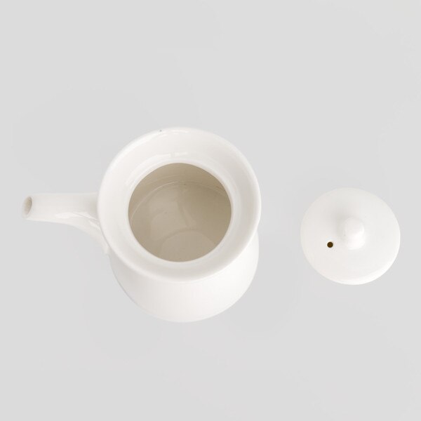 Image of Korin Durable White Sauce Dispenser w/ Silicone Lid 5 oz 3