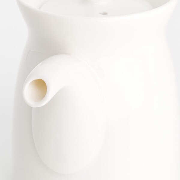 Image of Korin Durable White Sauce Dispenser w/ Silicone Lid 5 oz 4