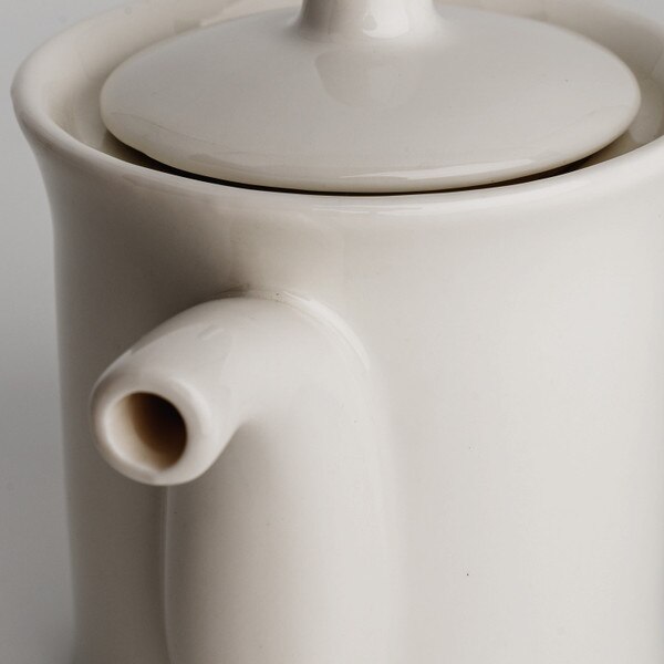 Image of Korin Durable White Sauce Dispenser w/ Silicone Lid 6 oz 4