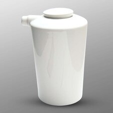 Korin Durable White Sauce Dispenser w/ Silicone Lid 3 oz
