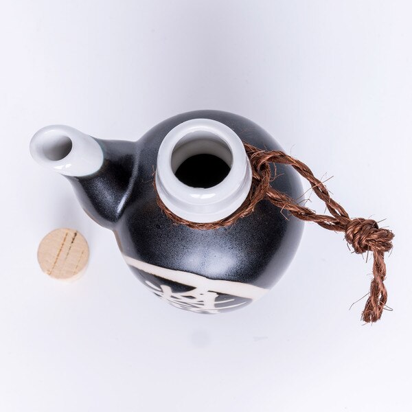 Image of Tessa Black Sauce Dispenser w/ Cork 6 oz 3