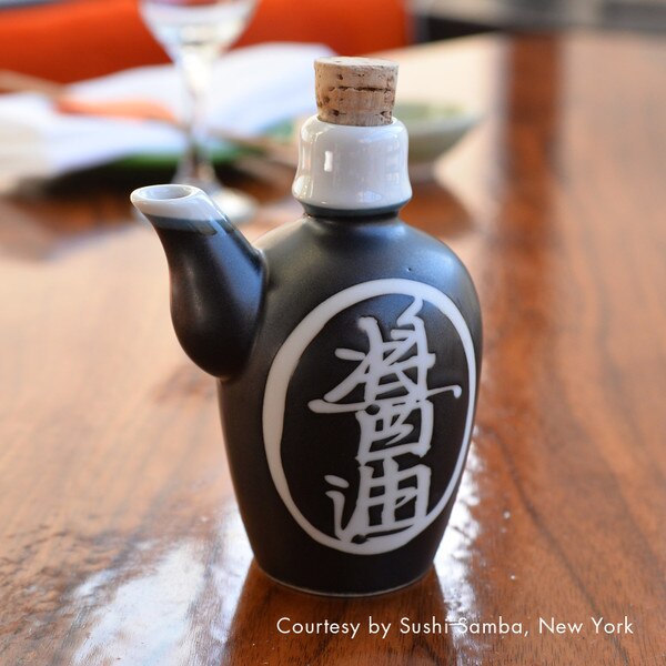 Image of Tessa Black Sauce Dispenser w/ Cork 6 oz 4