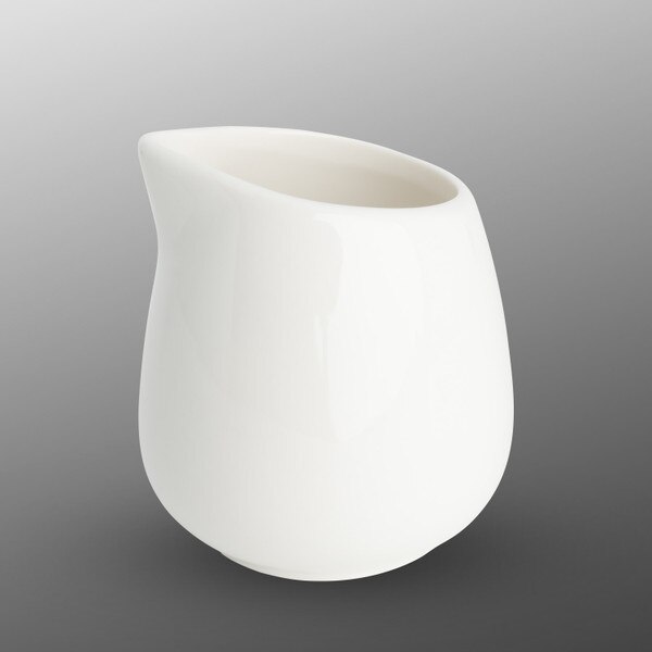 Image of Korin Durable White Round Dispenser 6 oz 1