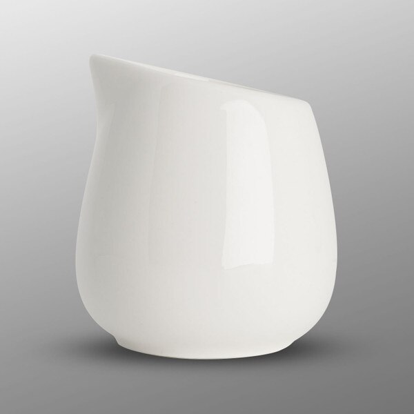 Image of Korin Durable White Round Dispenser 6 oz 2