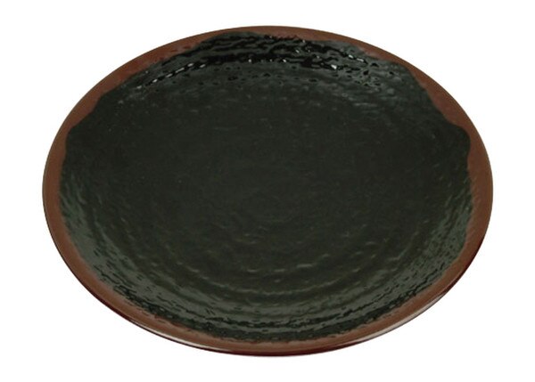 Image of Tenmoku Melamine Plastic Kyoto Plate 7.5" (Price By DZ)