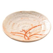 Gold Orchid Melamine Plastic Zen Plate 6" (Price By DZ)