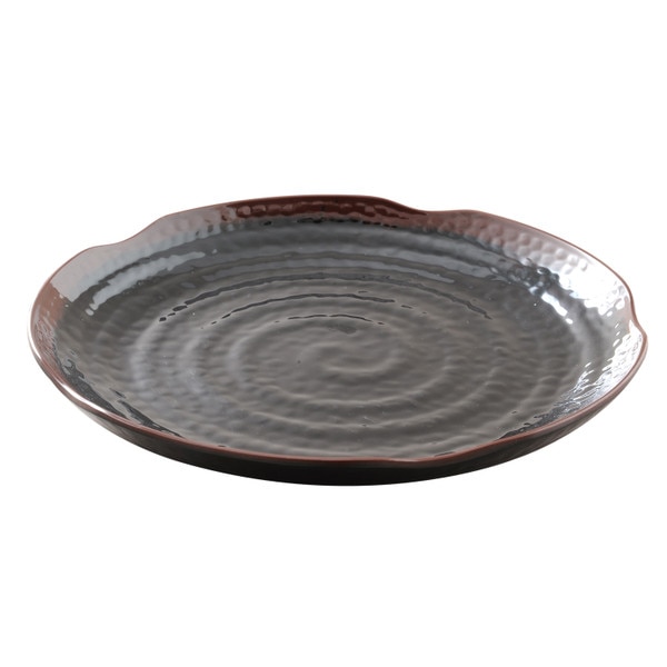 Image of Tenmoku Melamine Plastic Lotus Shape Plate 10.5" (Price By DZ)