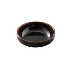 Tenmoku Melamine Plastic Flat Bowl 3.5" (Price By DZ)