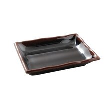 Tenmoku Melamine Plastic Otsumami Plate 6.25" (Price By DZ)
