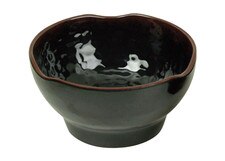 Tenmoku Melamine Plastic Zensai bowl 5" (Price By DZ)