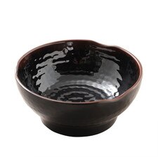 Tenmoku Melamine Plastic Donburi Rice Soba Bowl 6.5" (Price By DZ)