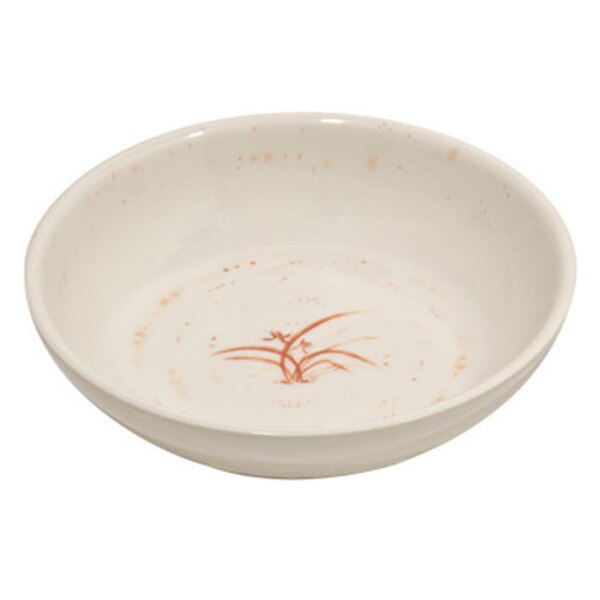 Image of Gold Orchid Melamine Plastic Flat Bowl 5" (Price By DZ)