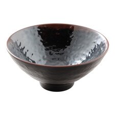Tenmoku Melamine Plastic Donburi Rice Bowl 6" (Price By DZ)