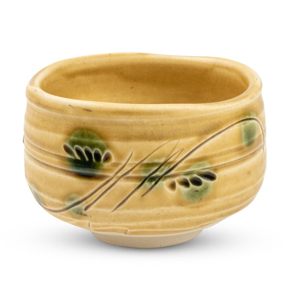 Image of Yellow Harvest Matcha Bowl 5" 1