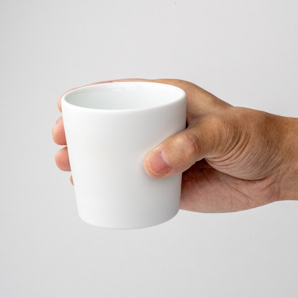 Image of Matte White Tea Cup 4