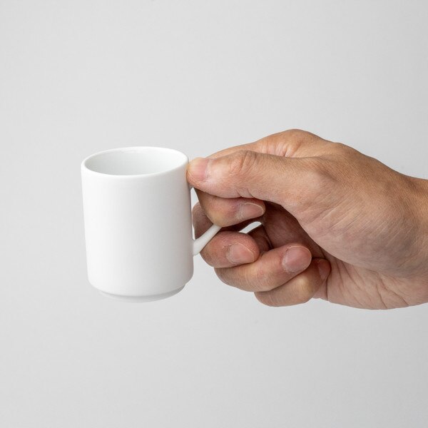 Image of Matte White Espresso Cup 5
